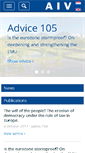 Mobile Screenshot of aiv-advice.nl